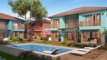 Arraial D 'Ajuda – Casas com 3 Quartos em Condomínio Premium de Frente para a Praia