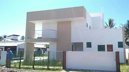 Nova Casa Com 4 Quartos em Condomínio a Beira-mar